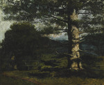 Courbet, Gustave - Cedar Tree at Hauteville