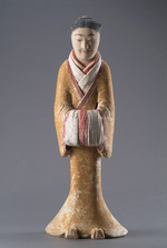Anonymous master - Terracotta figurine of a civil official, Han Dynasty