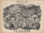 Coindre, Victor - Cover of the score of the ballet Nella by Auguste Pilati