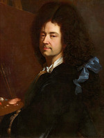 Rigaud, Hyacinthe François Honoré - Self-Portrait with Palette