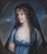 Schröder, Johann Heinrich - Portrait of Princess Louise of Stolberg-Gedern (1764-1834), Duchess of Saxe-Meiningen