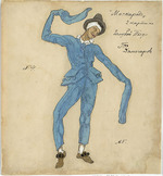Golovin, Alexander Yakovlevich - Costume design for the play The Masquerade by M. Lermontov
