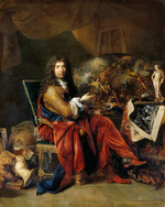 Largillière, Nicolas, de - Portrait of Charles Le Brun (1619-1690)