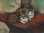 Valadon, Suzanne - Les deux chats (The two cats)