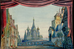 Anonymous - Stage design the opera A Life for the Tsar by M. Glinka