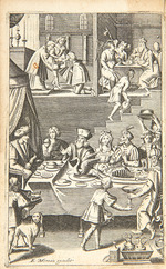 Jode, Pieter I, de - Illustration for Le tombeau des delices du monde by Jean Puget de La Serre