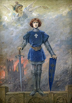 Abbéma, Louise - Jeanne d'Arc sauvant la France (Portrait de Sarah Bernhardt)