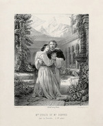Desmaisons, Émile - Gilbert Duprez und Rosine Stoltz as Fernand and Léonor in the Opera La favorite by Gaetano Donizetti at the Paris Opera