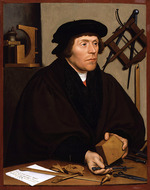 Holbein, Hans, the Younger - Portrait of Nicholas Kratzer