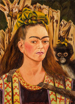 Kahlo, Frida - Self-portrait with Monkey 