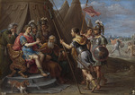 Teniers, David, the Younger - Godfrey and the council listen to the demand of Armida