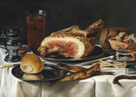 Claesz, Pieter - Still Life with Ham