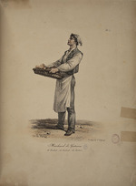 Delpech, François Séraphin - Cake seller. From the Series Cris de Paris (The Cries of Paris)