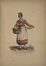 Delpech, François Séraphin - Mackerel seller. From the Series Cris de Paris (The Cries of Paris)