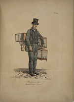 Delpech, François Séraphin - Cage merchant. From the Series Cris de Paris (The Cries of Paris)