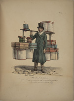 Delpech, François Séraphin - Cardboard merchant. From the Series Cris de Paris (The Cries of Paris)