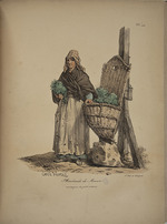 Delpech, François Séraphin - Chickweed seller. From the Series Cris de Paris (The Cries of Paris)
