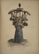 Delpech, François Séraphin - Horsehair broom seller. From the Series Cris de Paris (The Cries of Paris)