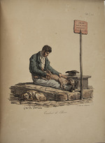 Delpech, François Séraphin - Dog groomer. From the Series Cris de Paris (The Cries of Paris)