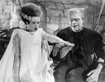 Anonymous - Boris Karloff and Elsa Lanchester in the Film Bride of Frankenstein by James Whale