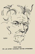 Oppenheimer, Max - Portrait of August Bebel (1840-1913)