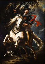 Rubens, Pieter Paul - Portrait of Gio Carlo Doria (1576-1625) on Horseback