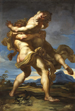 De Ferrari, Gregorio - Hercules Fighting Antaeus