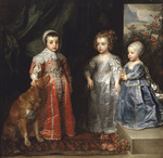 Dyck, Sir Anthony van - The three oldest children of Charles I Stuart (1600-1649) and Henrietta Maria de Bourbon (1609-1669) 