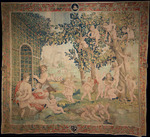 Karcher (Carchera), Nicolas (Nicola) - Venus, Satyr and Putti (Tapestry)