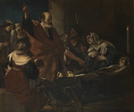 Guercino - Saint Peter raised Tabitha from the dead