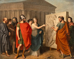 Landi, Gaspare - Pericles admires the works of Phidias at the Parthenon