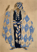 Bakst, Léon - Costume design for the play The Martyrdom of St. Sebastian by Gabriele D'Annuzio