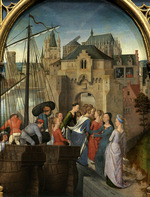 Memling, Hans - Saint Ursula Shrine: Arrival of the virgins in Cologne