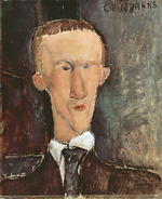 Modigliani, Amedeo - Portrait of Blaise Cendrars