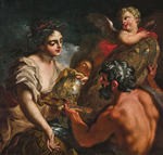 Balestra, Antonio - Vulcan hands Thetis the shield for Achilles