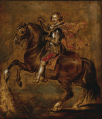 Anonymous - Equestrian portrait of George Villiers, 1st Duke of Buckingham (1592-1628)