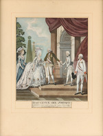 Loeschenkohl, Johann Hieronymus - The happiness of the future: Emperor Joseph II, Archduke Franz and his bride Elisabeth Wilhelmine