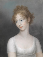 Wagner (Wagener), Friedrich Erhard - Portrait of Grand Duchess Elena Pavlovna of Russia (1784-1803), in white dress