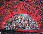 Fedorovsky, Fyodor Fyodorovich - Stage design for the Musical performance for the 10th anniversary of the October Revolution