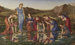 Burne-Jones, Sir Edward Coley - The Mirror of Venus