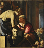 Titi (Tito), Tiberio - The erection of the tomb of Michelangelo Buonarroti in the church of Santa Croce, Florence