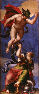 Ponchini (Ponchino), Giovanni Battista - Mercury and Minerva