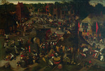 Brueghel, Pieter, the Younger - Village Festival with a Theatrical Performance and a Procession
