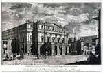 Aspari, Domenico - View of the Teatro Grande alla Scala