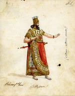 Peroni (Perrone), Filippo - Costume design for the opera Nabucco by Giuseppe Verdi