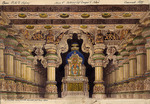 Ferrario, Carlo - The temple of Indra, Lahore. Stage design for the opera Le roi de Lahore (The king of Lahore) by Jules Massenet