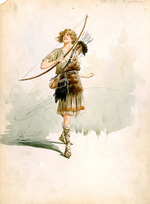 Comelli, Attilio - Costume design for the opera Parsifal by Richard Wagner