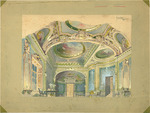 Hohenstein, Adolfo - Stage design for the opera Tosca by Giacomo Puccini