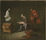 Chardin, Jean-Baptiste Siméon - The Drawing Lesson