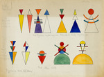 Kandinsky, Wassily Vasilyevich - Figurines pour Tableau XVI. Kiev